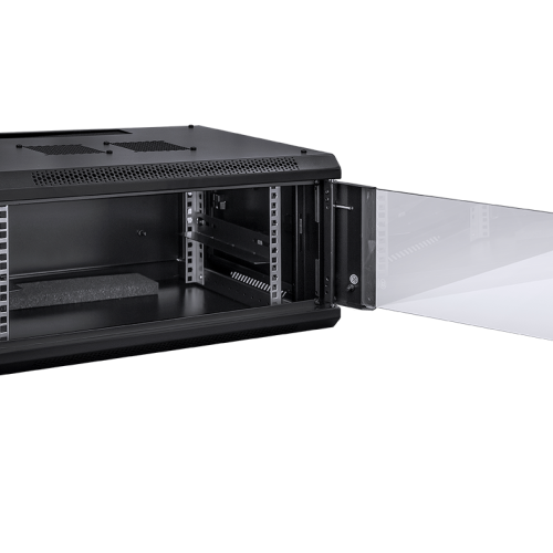 Szafa wisząca rack 19” W2 6U 600/450mm; czarna