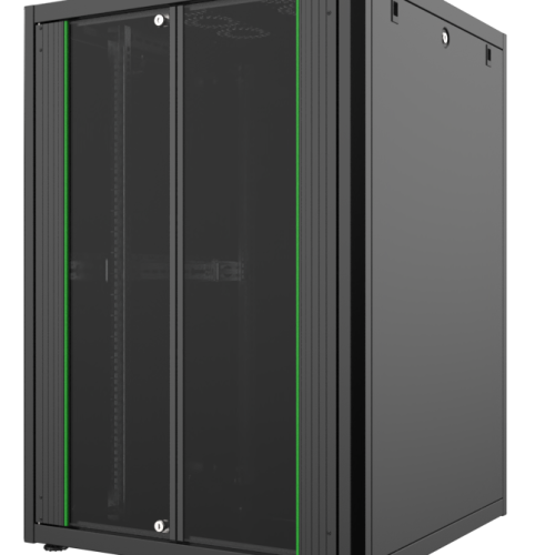 Szafa teleinformatyczna GTN 19” 24U 800/800mm czarna