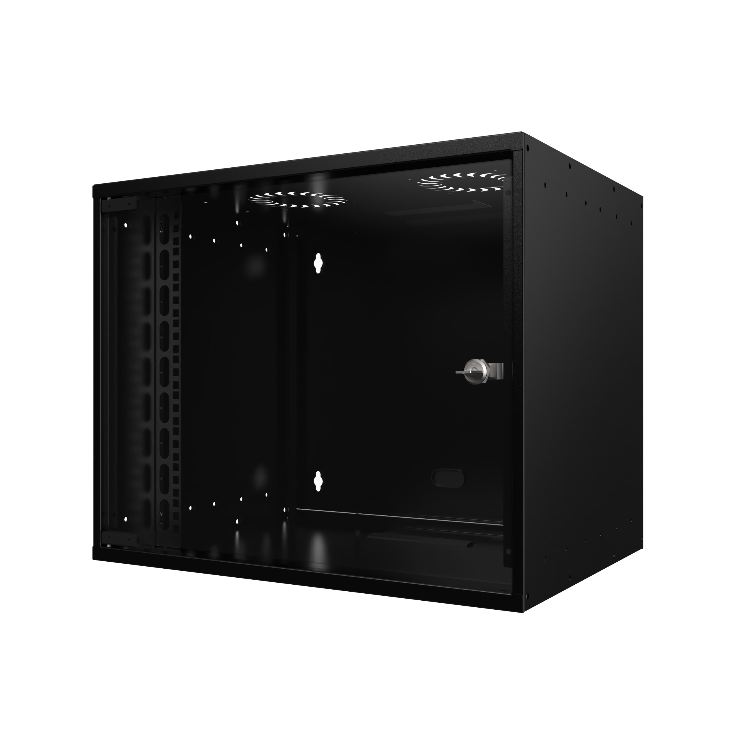 Szafa wisząca SOHO 19” 7U 535/400mm czarna