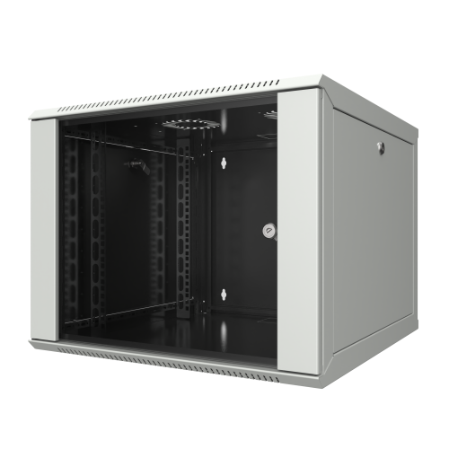Szafa wisząca WTC COM-BOX 19” 6U 565/600mm szara