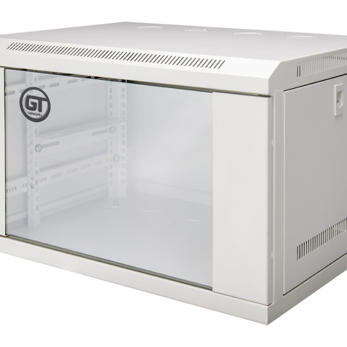Szafa 19” GlassLINE wisząca 6U 540/400mm szara