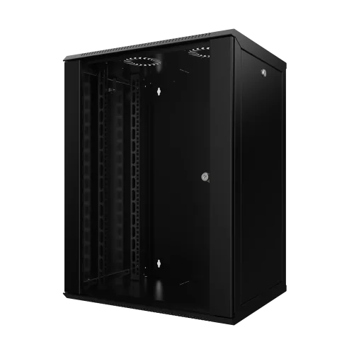 Szafa wisząca WTC COM-BOX 19” 6U 565/450mm czarna