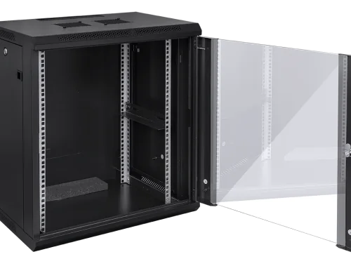 Szafa wisząca rack 19” W2 9U 600/450mm; czarna