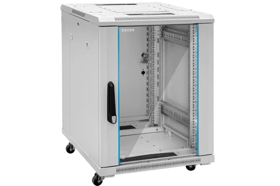 Szafa teleinformatyczna rack 19” G7 27U 600/800mm; szara