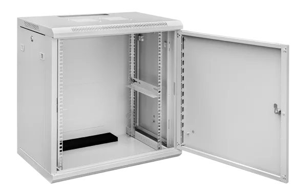 Szafa wisząca rack 19” W1 15U 600/600mm; szara - obrazek 2