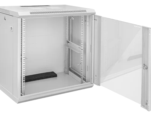 Szafa wisząca rack 19” W2 9U 600/600mm; szara