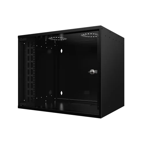 Szafa wisząca SOHO 19” 4U 535/400mm czarna