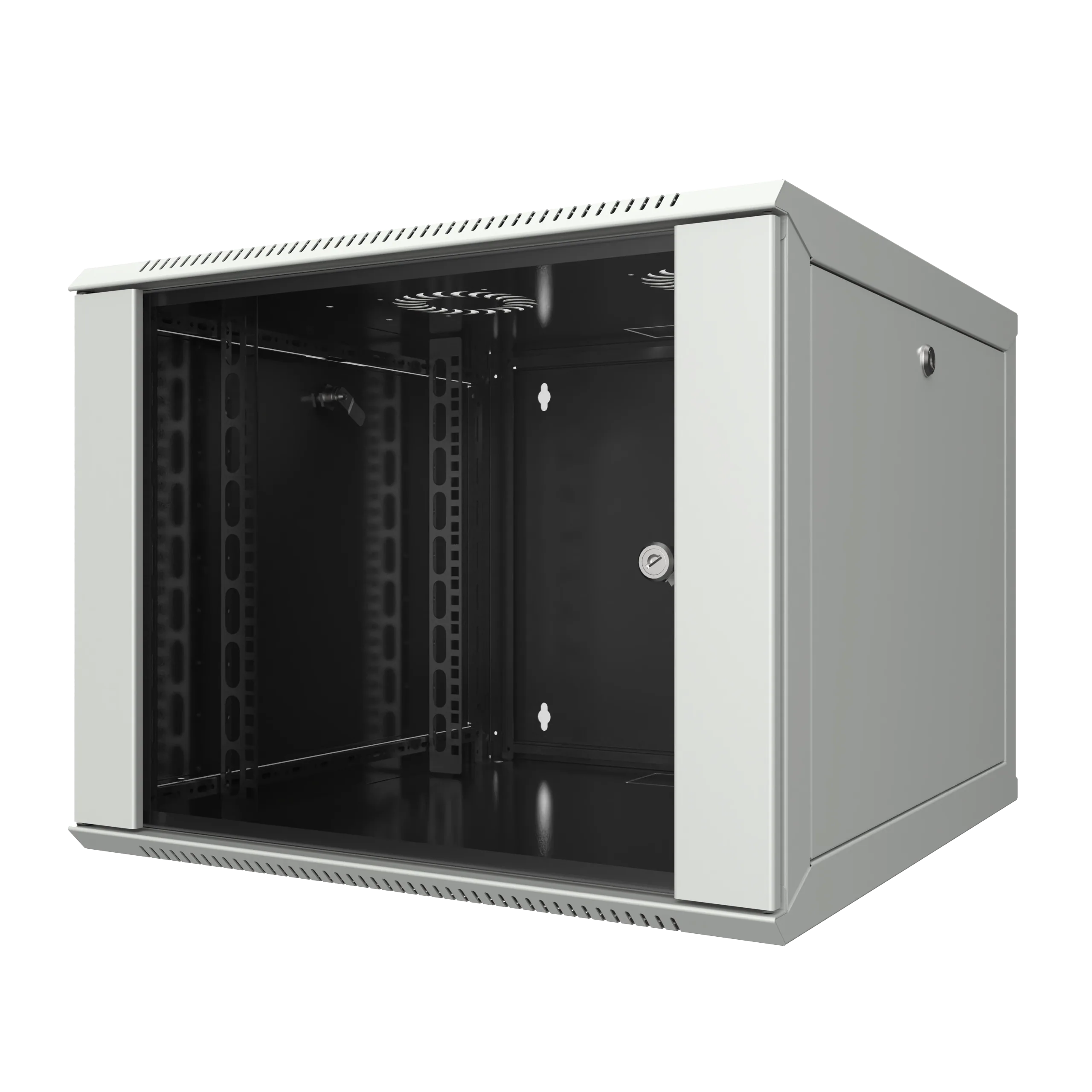 Szafa wisząca WTC COM-BOX 19” 9U 565/600mm szara