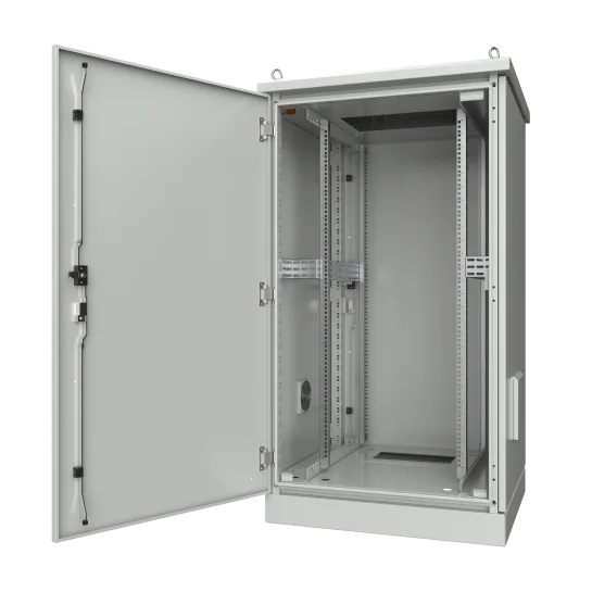Szafa stojąca IP55 19” 42U 800/800mm szara