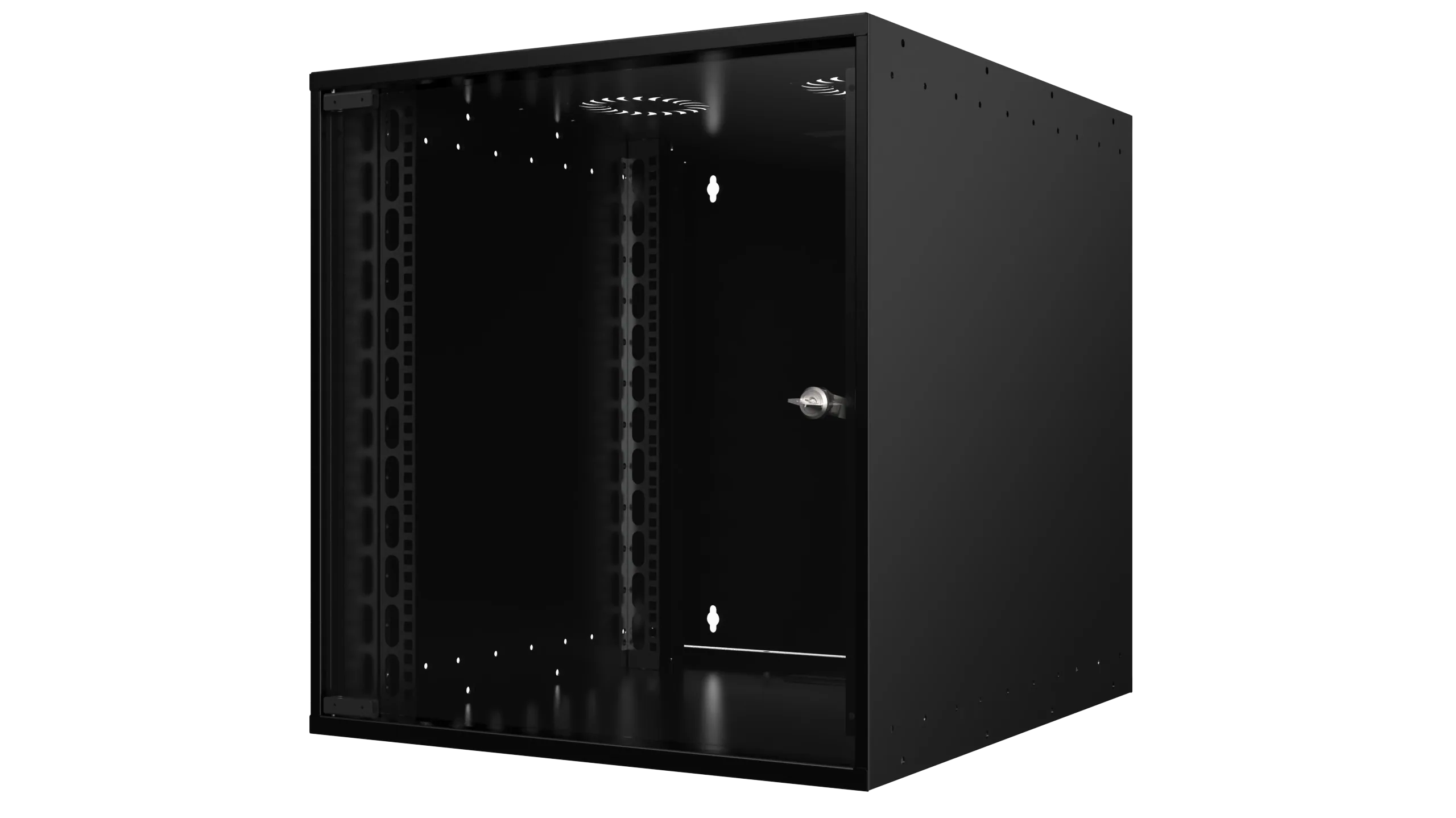 Szafa wisząca SOHO 19” 9U 535/600mm czarna