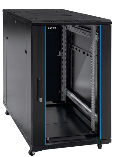 Szafa teleinformatyczna rack 19” G7 22U 600/1000mm; czarna