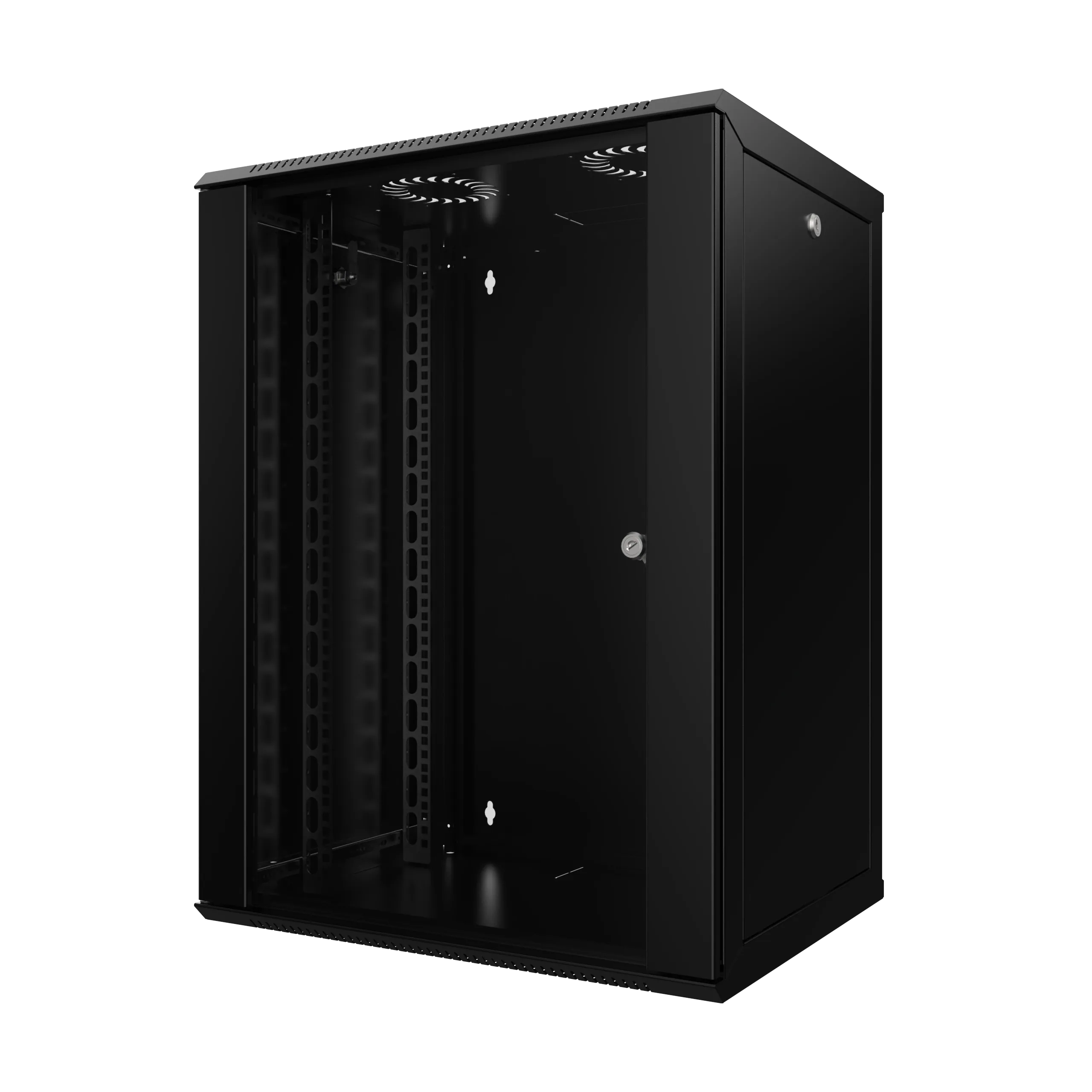 Szafa wisząca WTC COM-BOX 19” 9U 565/450mm czarna
