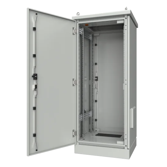 Szafa stojąca IP55 19” 16U 600/800mm szara