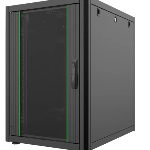 Szafa teleinformatyczna GTN 19” 18U 600/800mm czarna