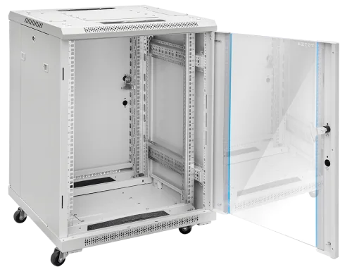 Szafa teleinformatyczna rack 19” G7 22U 600/600mm; szara